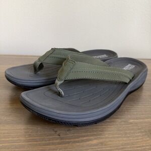 Eddie Bauer Men's 13 Green Point Break II Flip Flops Sandals Summer Shoe Comfort